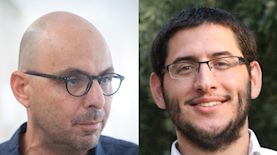 אבישי גרינצייג ואלדד יניב, צילום: טוויטר ויונתן סינדל פלאש 90